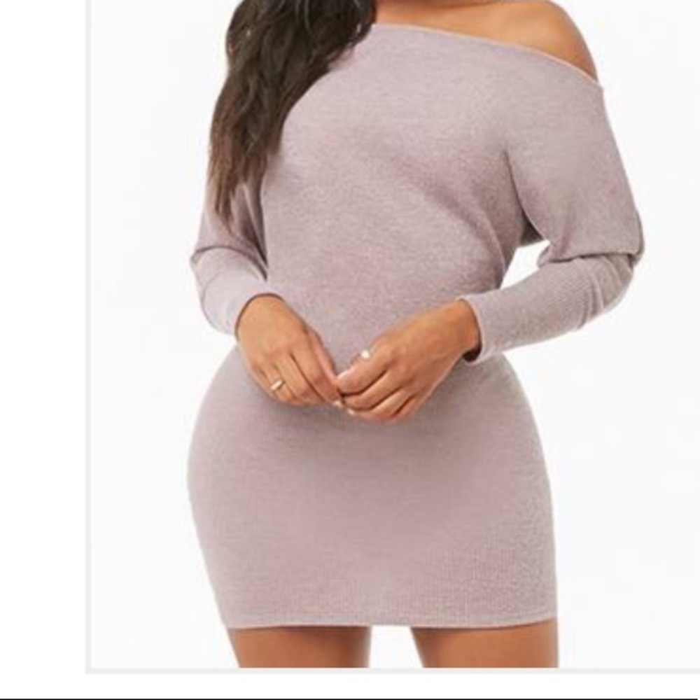 Sweater Knit Mini Dress